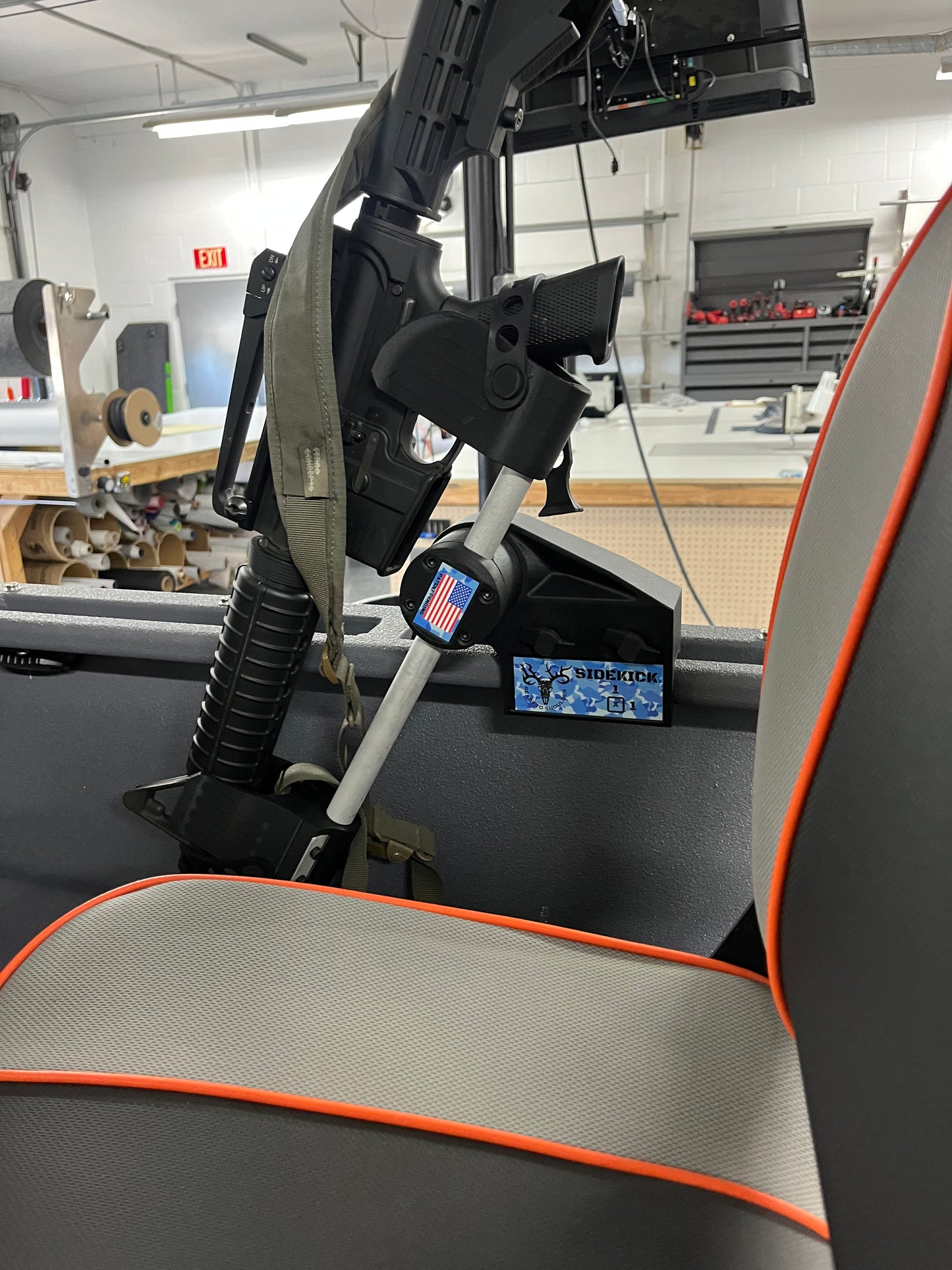 Sidekick Gun Rack for 1x1 Square Tube