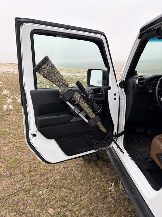 truck door gun mount for hunting rifles