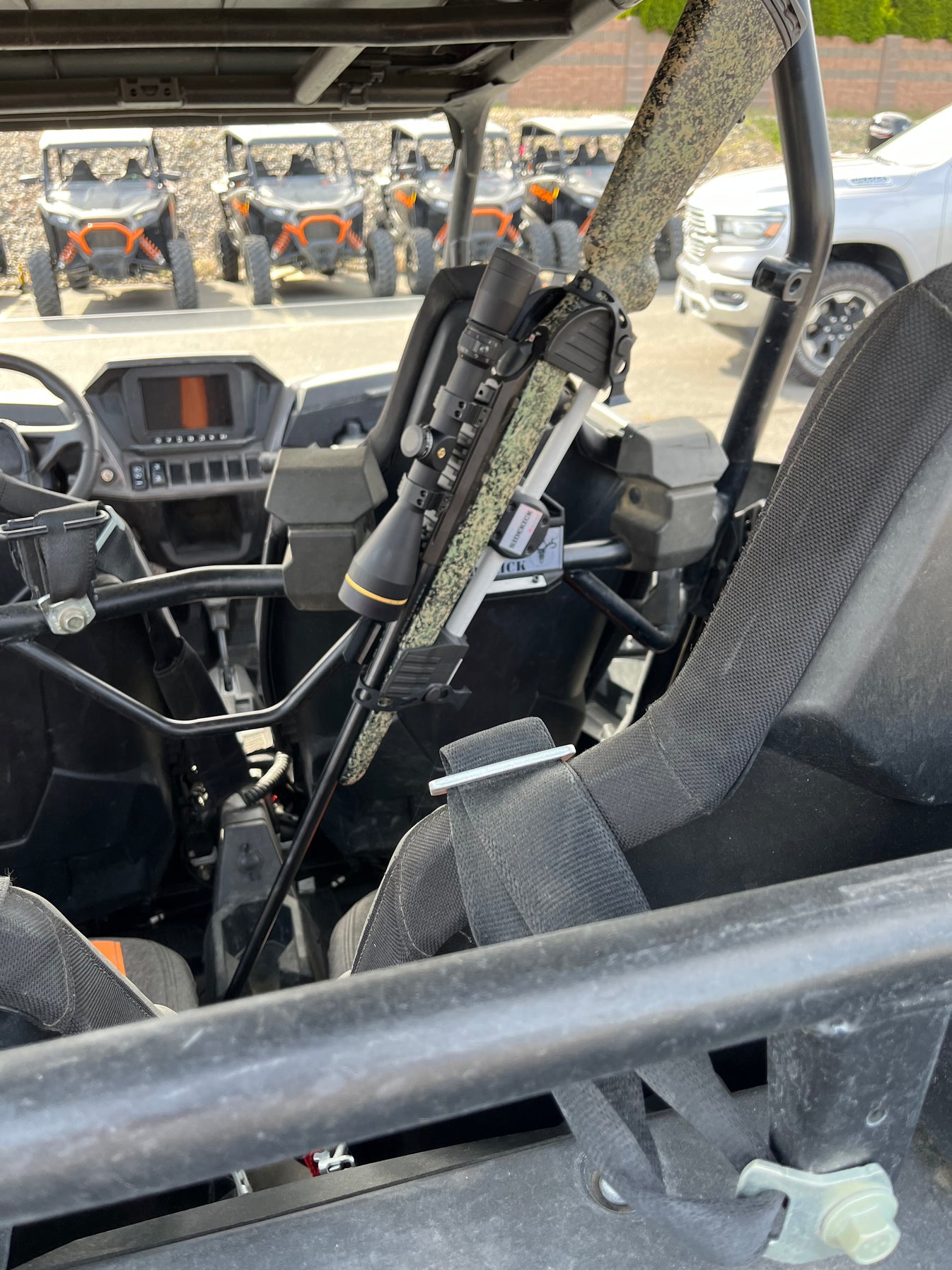 Sidekick SXS Gun Rack – Ready To Shoulder