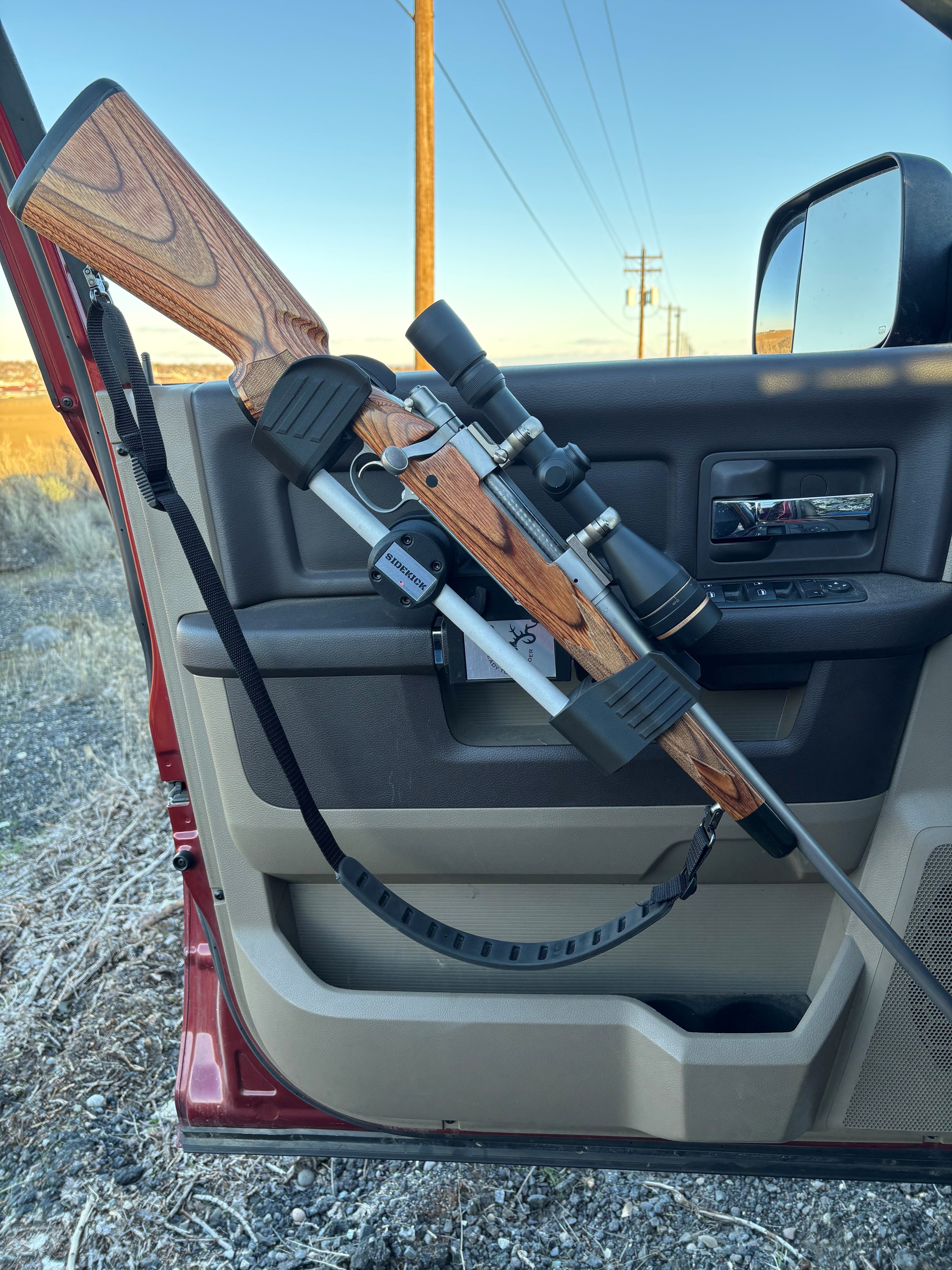 Sidekick Vehicle Gun Rack- 2009-2018 Ram Trucks – Ready To Shoulder
