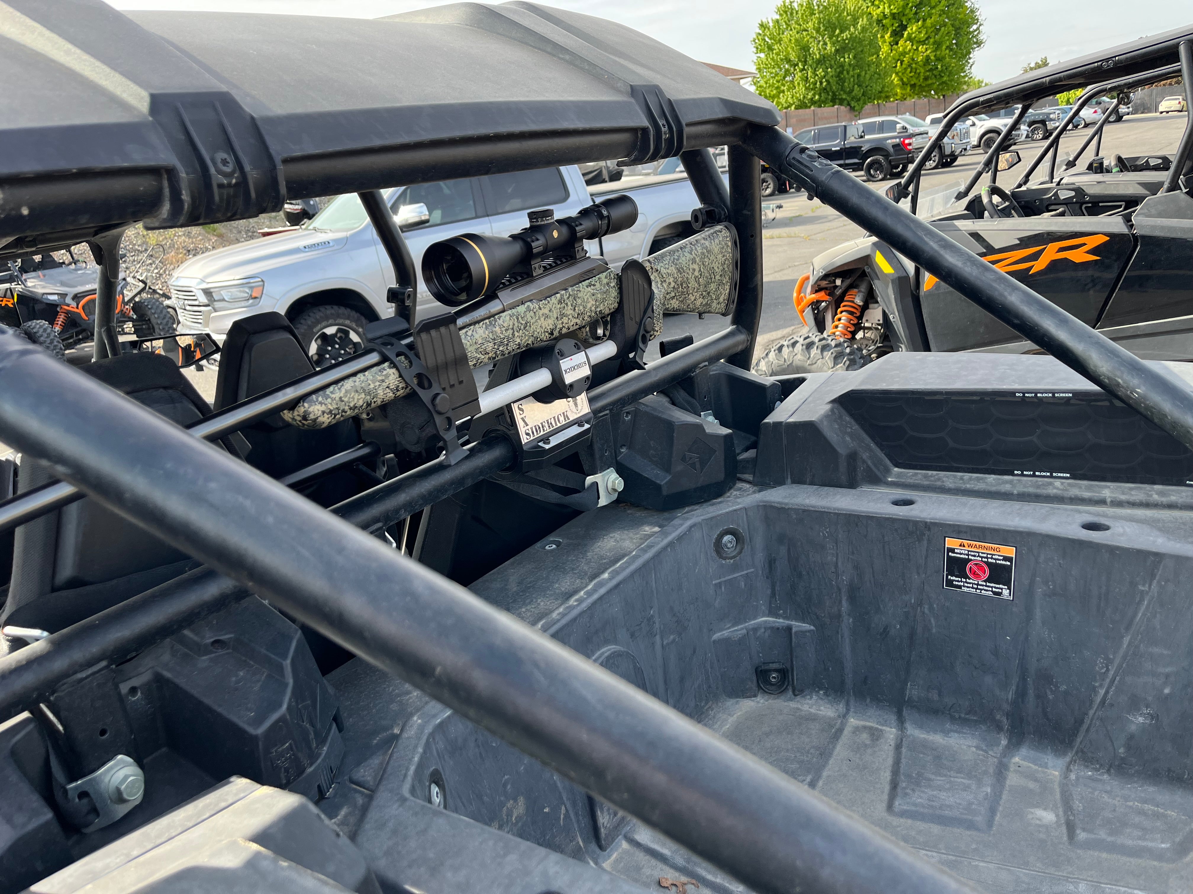 Sidekick SXS Gun Rack – Ready To Shoulder