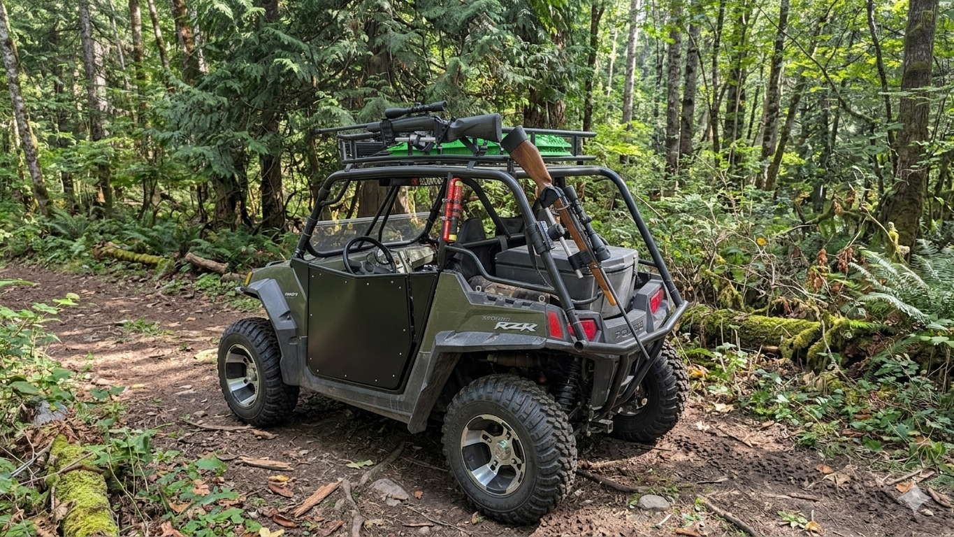 RZR with Sidekick gun mount
