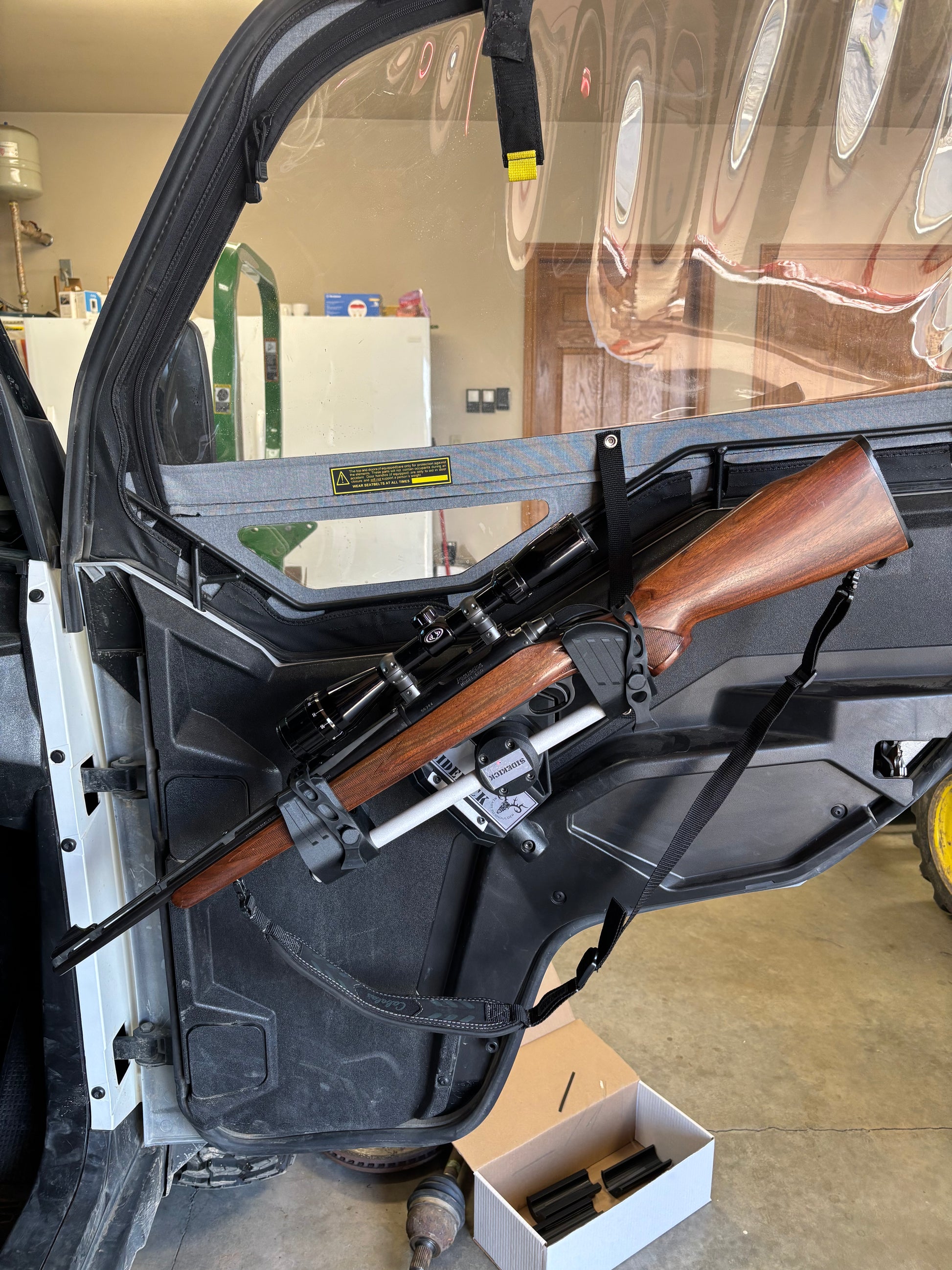 Sidekick SXS Gun Rack – Ready To Shoulder