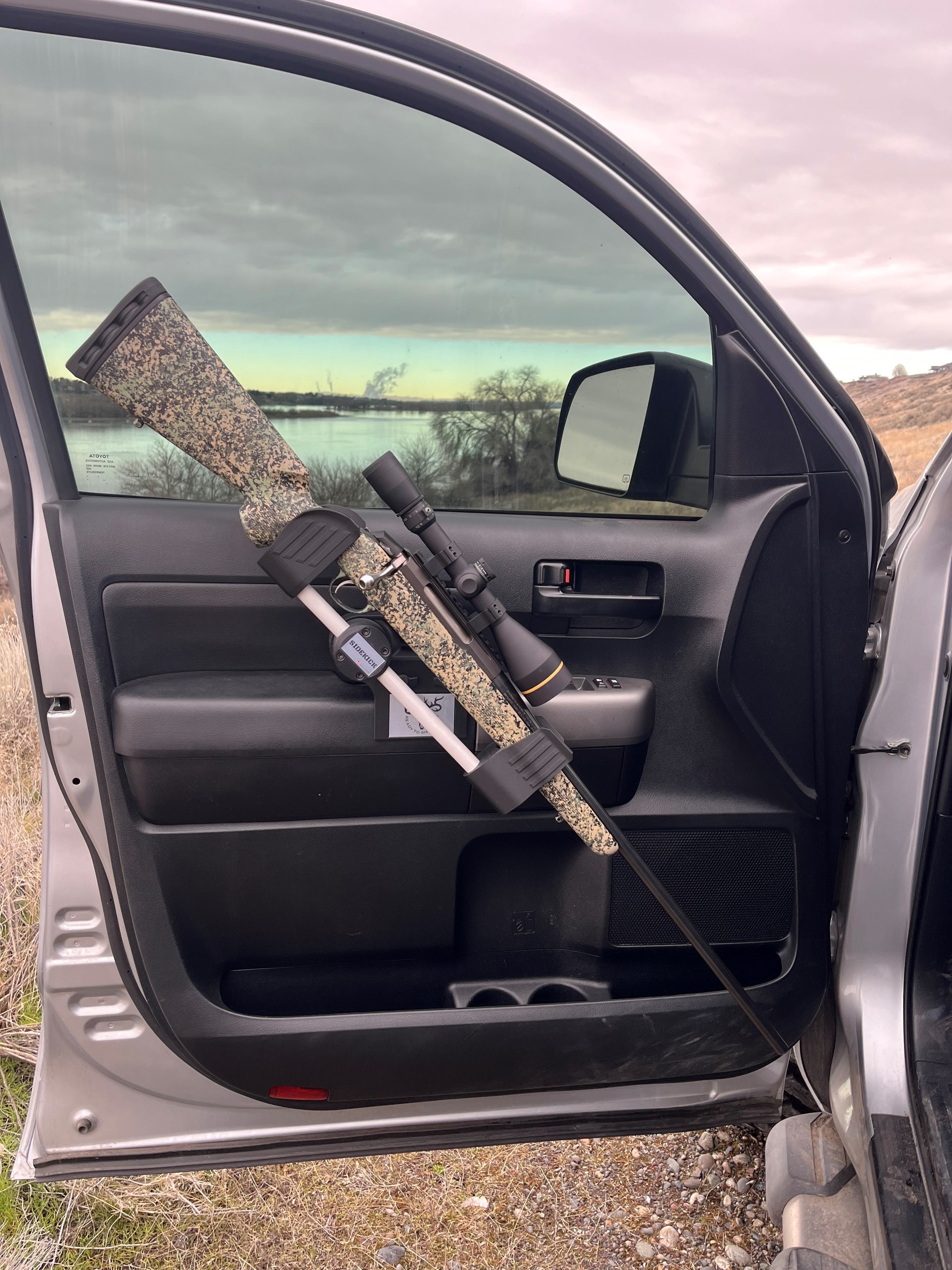 Sidekick door mounted rifle rack tundra tikka t3 2